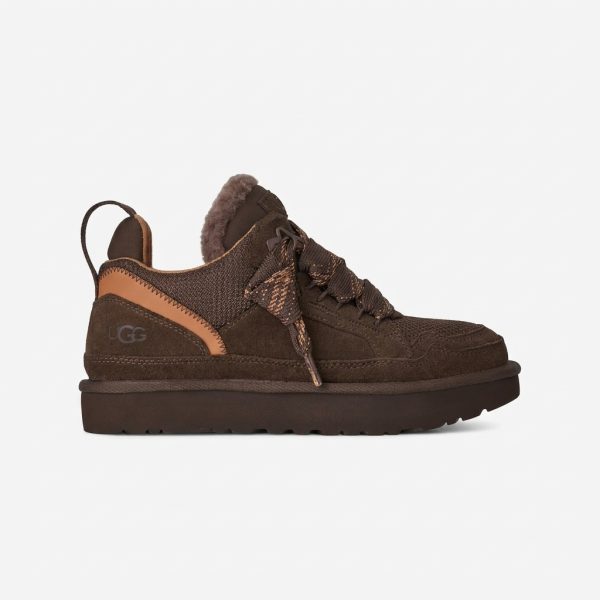 Wildleder-Sneaker UGG Lowmel Braun Damen