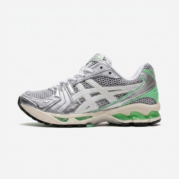 Lage sneakers ASICS Gel-Kayano 14 White Menthol Zilver, mint Heren