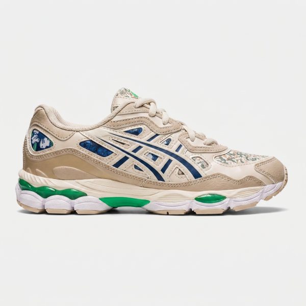 Retro sneakers ASICS GEL-NYC Winter Garden Pack Beige, groen