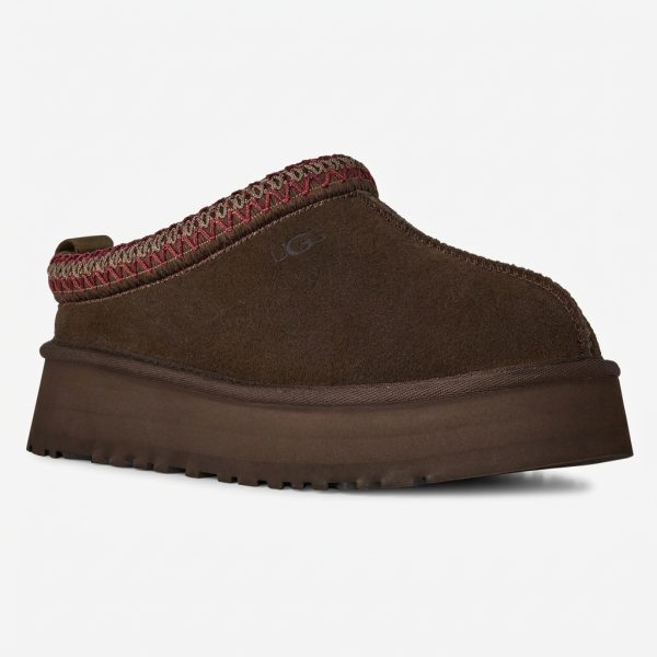 Kapcie na platformie UGG Tazz II Brązowy ciemny damski